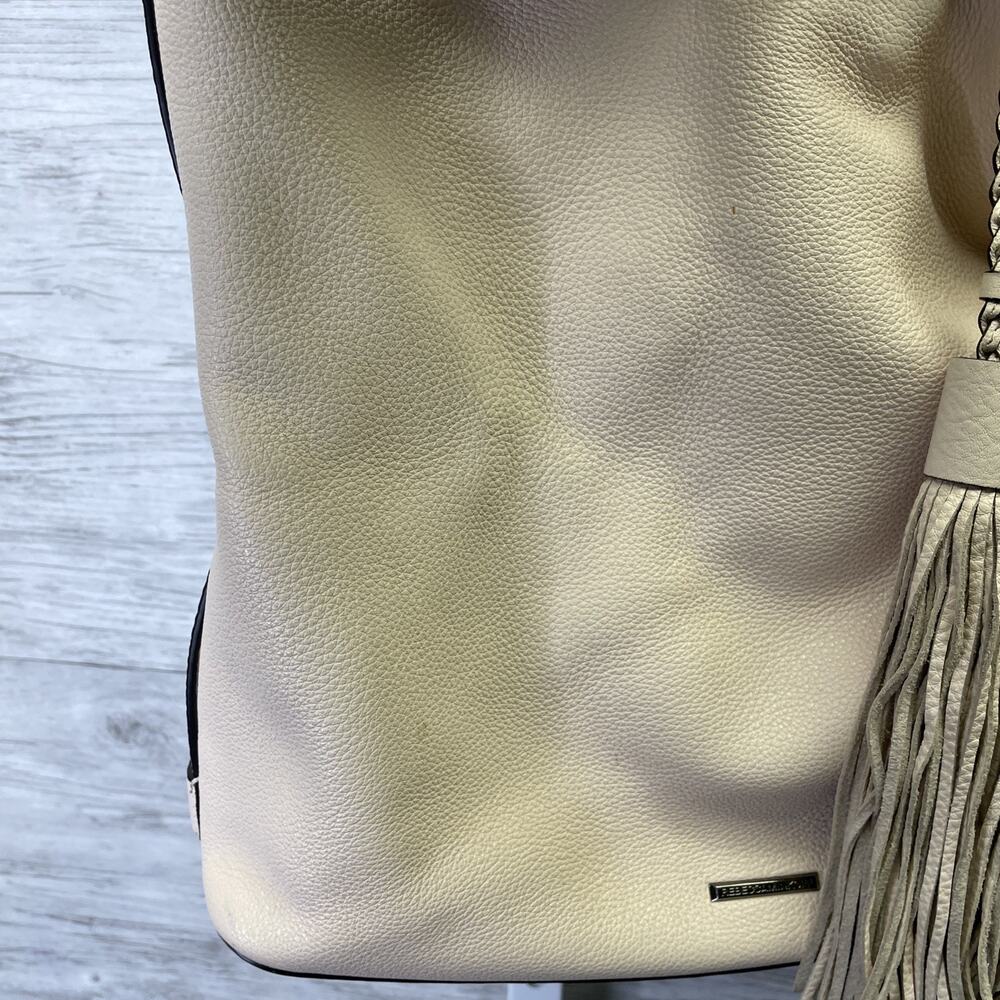 Rebecca Minkoff‎ Isobel Hobo Bag Soft Blush Pink Shoulder Strap Tassel - Picture 4 of 15